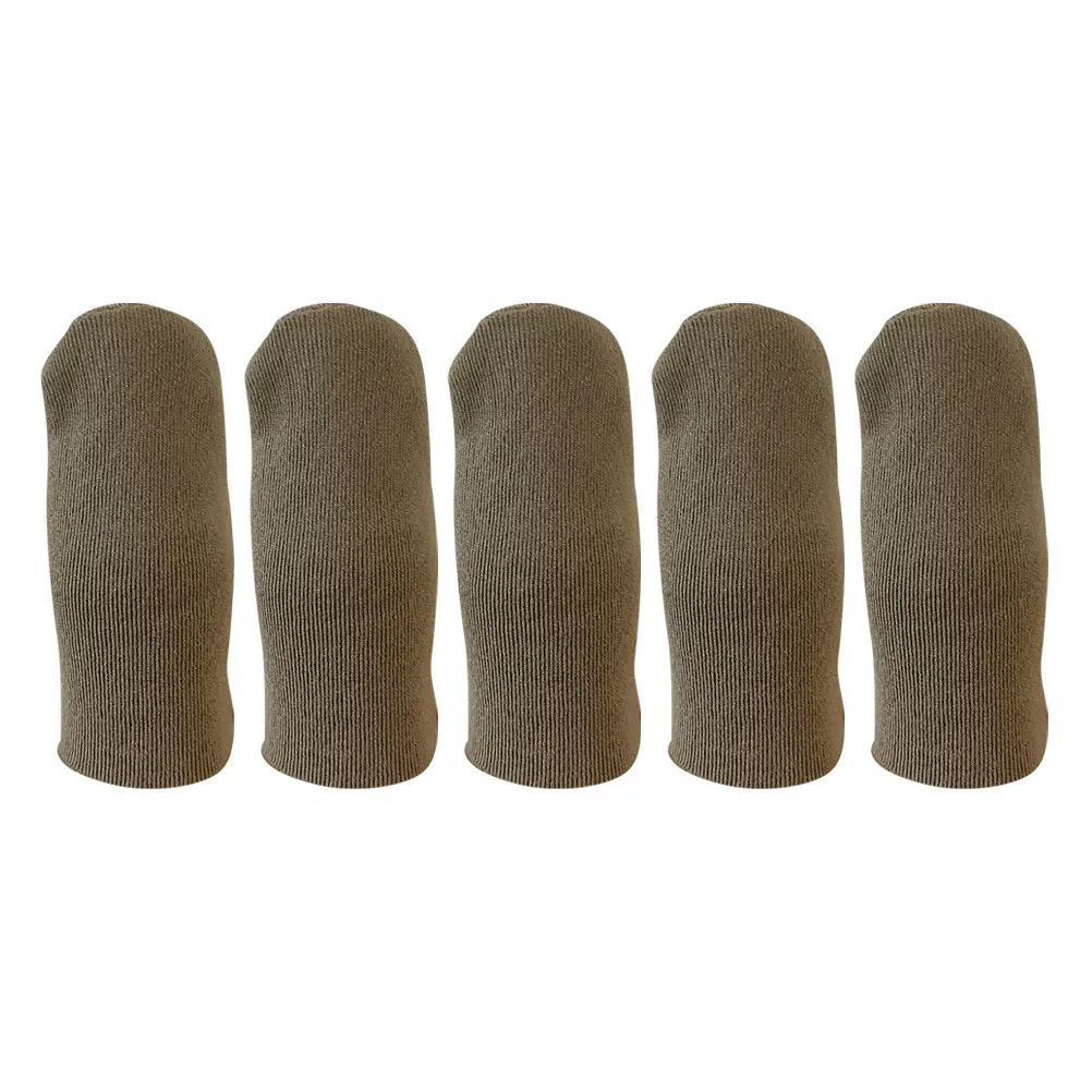 5Pcs Sweatproof Finger Sleeves Game Screen Touch Cover Anti Slip Phone Game Playing Accessory Silver Grey Anti-Slip Thumb Sleeve