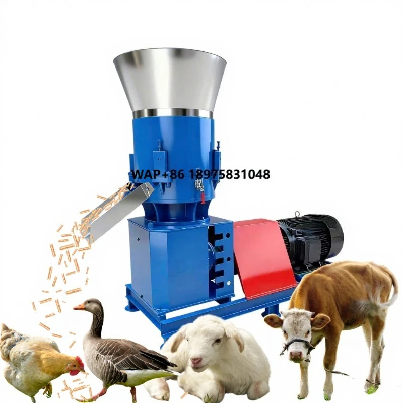 Hot-sales High Efficiency Automatic4000-6000kg/h Animal Feed Pellet Machine Fish Shrimp Chicken Sheep Cattle Feed Making Machine
