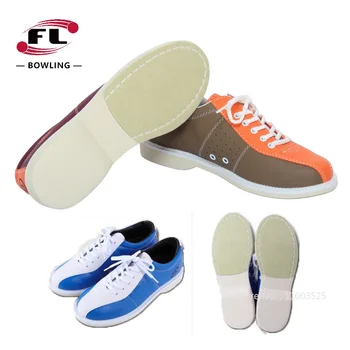 Chaussures de Bowling antidérapantes pour femmes et hommes, baskets de sport unisexes, respirantes et douces, couleur contrastée, 2024