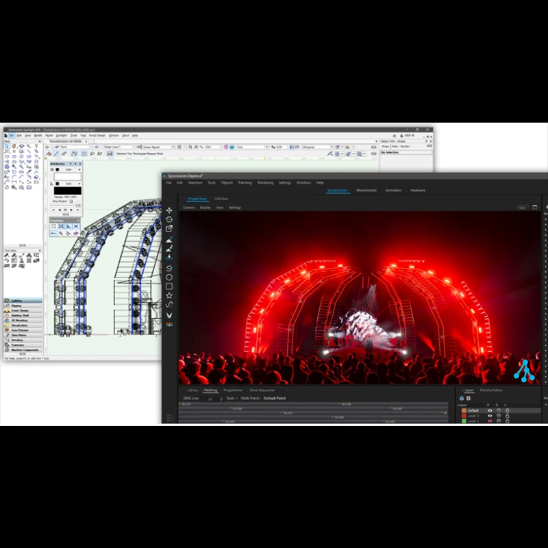 Depence R3 3.2.5 edition 512 artnet stage lights syncronorm Full module Special FX/Stage/Laser/Control/Animate/ fountains dongle