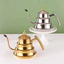 NEW Stainless Steel Tea Kettle Teapot With Filter 1.2L for Kitchen Camping Metal Infuser Teapot Water Coffee Pot