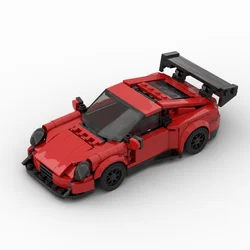 MOC-GT-RS racing sports car Vehicle Speed Champion Racer Building Blocks Brick Creative Garage Toys for Boys