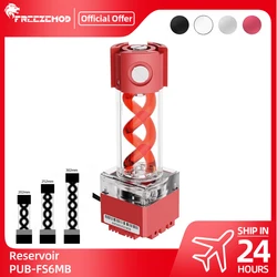 FREEZEMOD-bomba DDC de 25cm, tanque de agua RGB, depósito PWM de una pieza, 4 metros de flujo, 800L/H, refrigeración líquida, MOD, Enfriador de agua, PUB-FS6MB