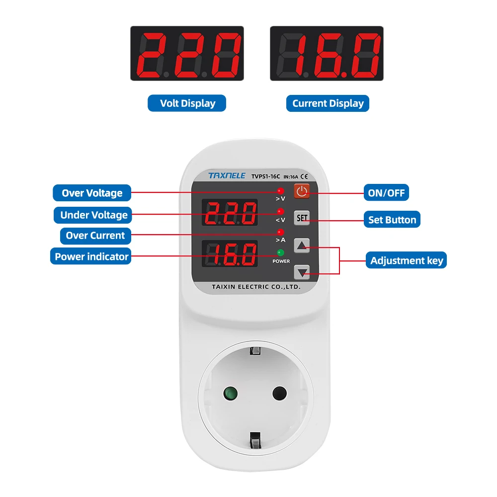 Automatic Voltage Current Prot - Ac Surge Protector avis et prix