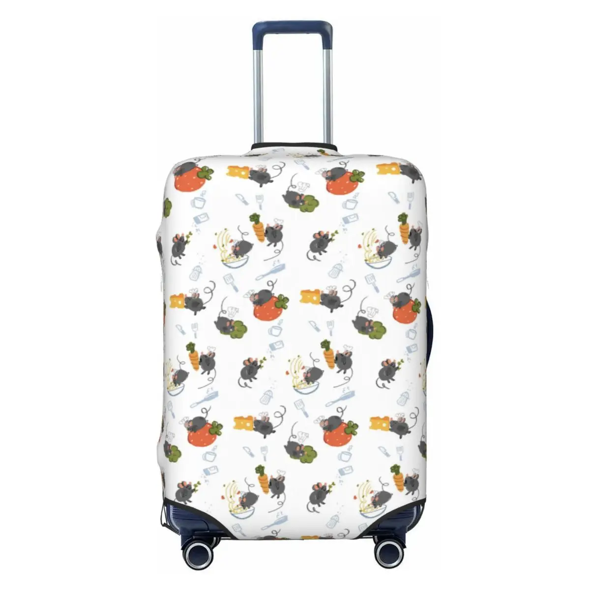 

Защитный чехол для чемодана с рисунком «Рататуй», забавный чехол для путешествий, защитный чехол для чемодана 18-32 дюйма