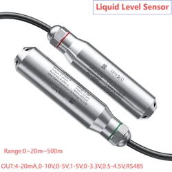 1m to 4-20mA Liquid Level Sensor Transmitter Integrate Level Transducer Input Type Water Level Sensor 1-5V 0-10V RS485 Output