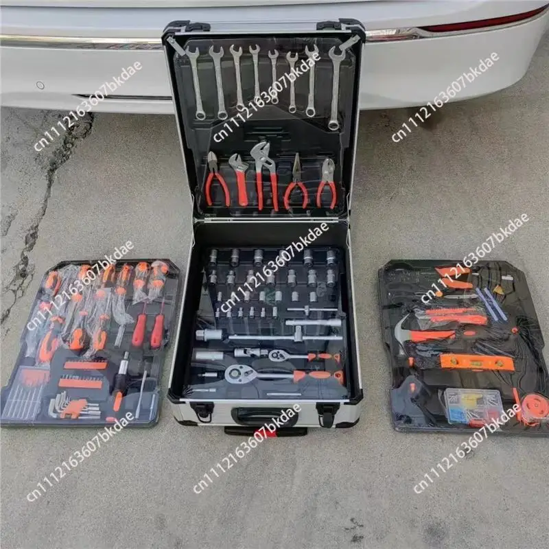 399PCS Professional Auto Repair Tool Set, Car Socket Wrench Combination Tool Kit for Vehicle Maintenance