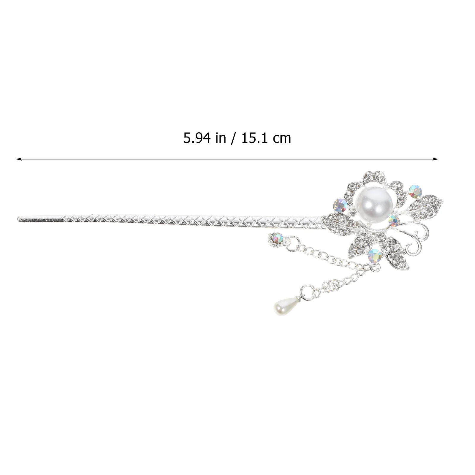 

4pcs Tassel Flower Stick Delicate Vintage Hairpin Hair Pin For Hanfu Accessory Chinese Style Hair Decor Smooth Edges