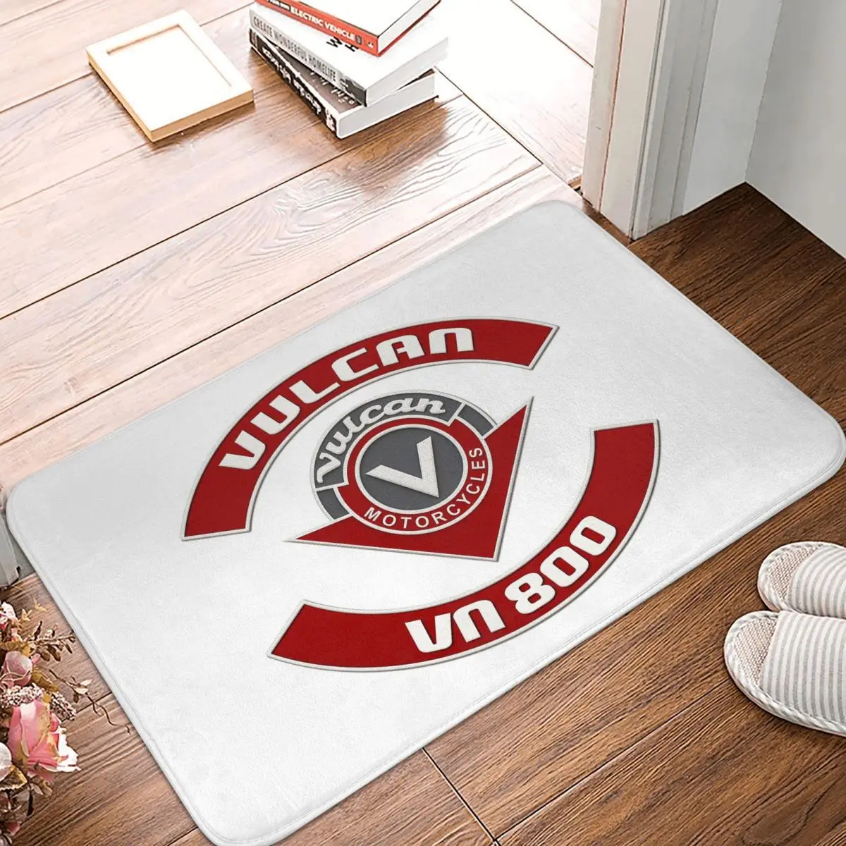 Fabric Patch Vulcan VN 800 Motorcycle Anti-slip Doormat Floor Mat Carpet Rug for Kitchen Entrance Home Balcony Footpad Mats