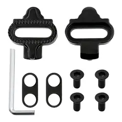 MTB Bike Cleats Multi-Release SPD Pedal Clips Set Universal for Cycling Shoes Bicycle Mountain Bike Riding Accessories