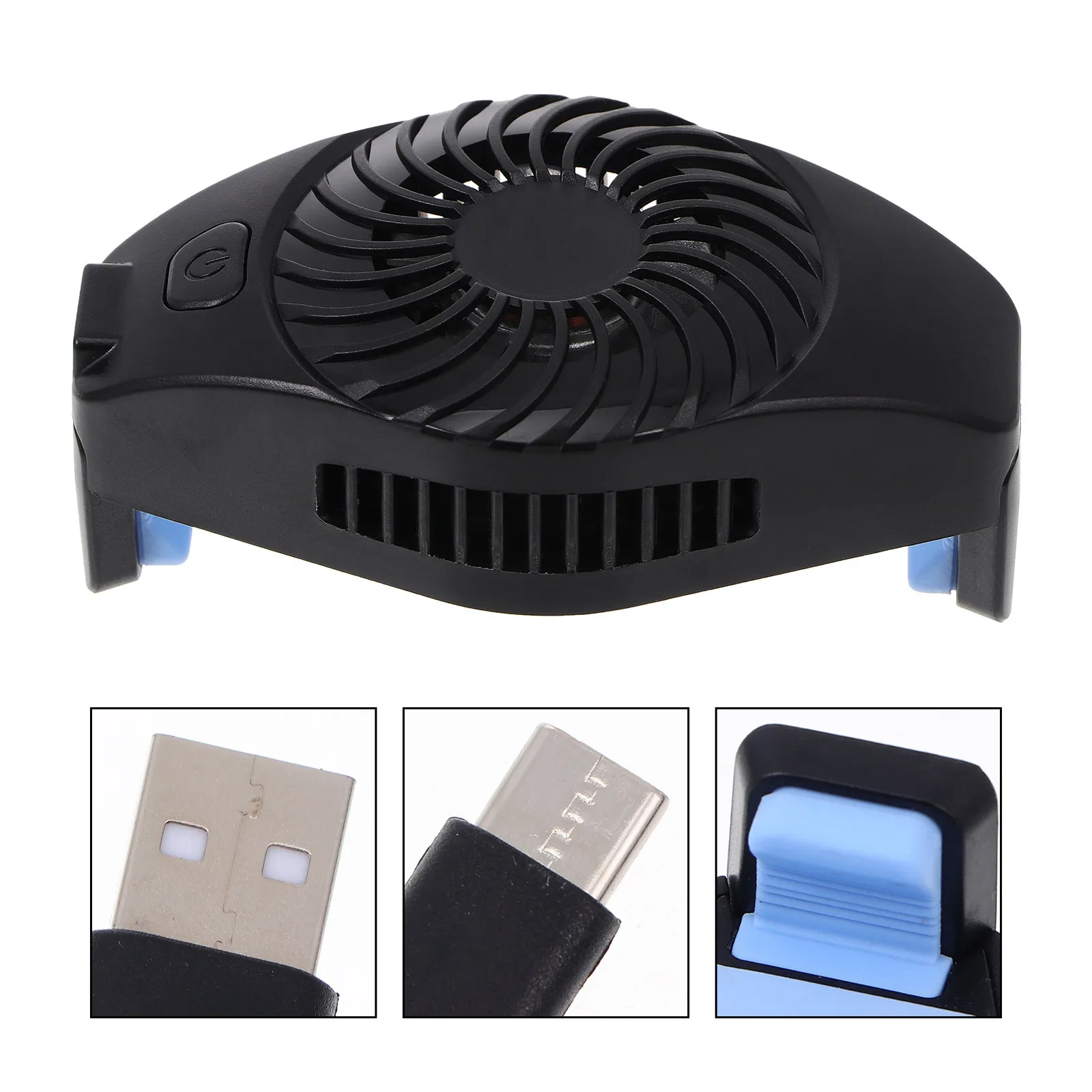 

Phone Cooler Mobile Cooling Fan Semiconductor Radiator For Cellphone Fast Cooling Device Black Usb Gadget