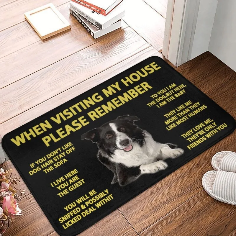 Pet Door Mat Belgian Shepherd Front Floor Door Entrance Mats Outdoor Kitchen Bathroom Doormat Bedroom Carpet Non Slip Floor Rug