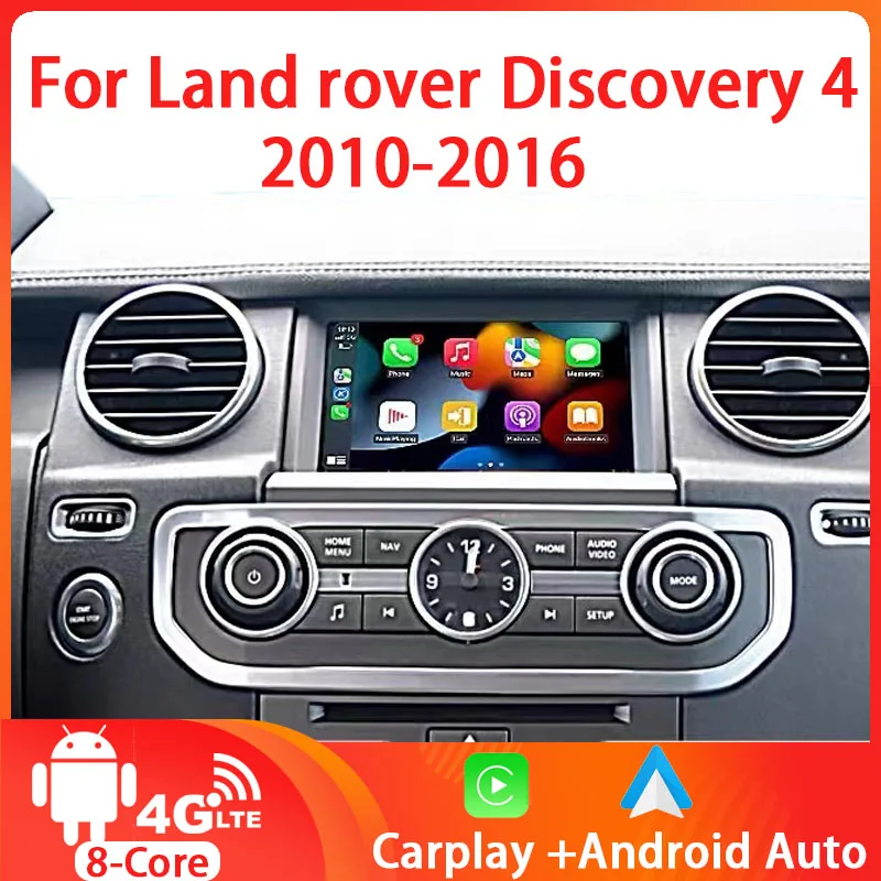 

Для Android 12 Land Rover Sport Discovery 4 LR4 2009 - 2016 автомобильное радио Android GPS навигация мультимедийный плеер CarPlay DSP