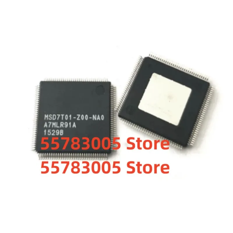 

5PCS New MSD7T01-Z00-NA0 MSD7T01-Z00-NAO QFP128 LCD screen chip IC