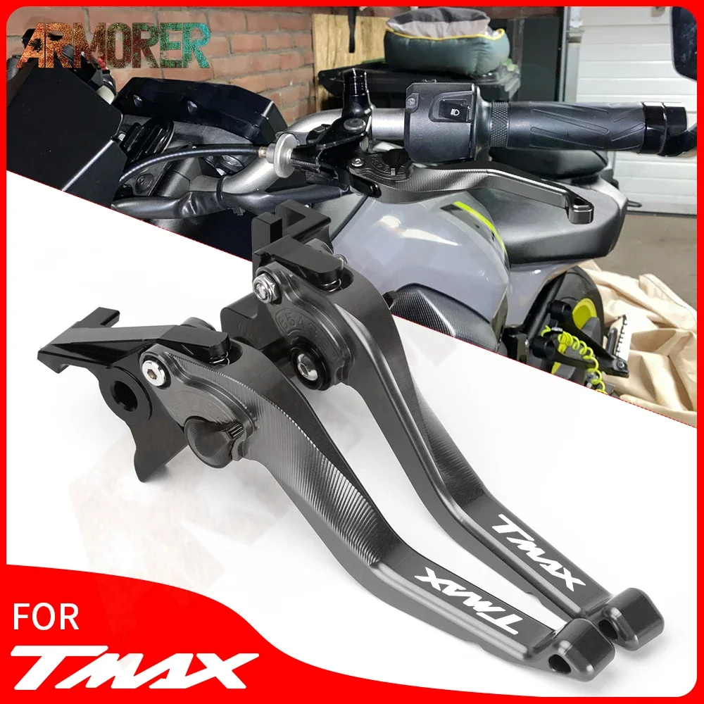 

TMAX 530 TMAX 560 Extendable Brake Clutch Lever CNC Motorcycle Accessories For YAMAHA T MAX 530 DX SX T-MAX 560 TECHMAX TECH MAX