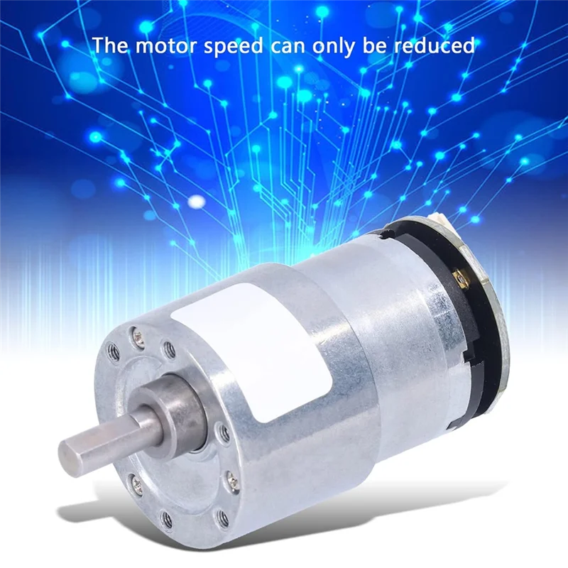 【Space-Saving】Motor With Encoder DC 12V Electric Micro DC Geared Motor Supporting Forward Reverse Movement