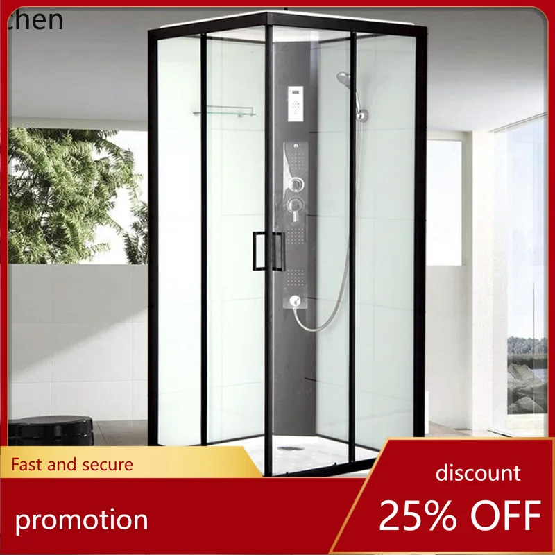 

ZML Overall Shower Room Household Bathroom Glass Door Square Shower Room