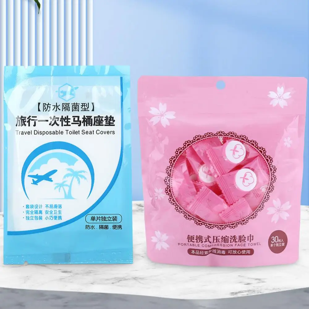 Handkerchief Save Space Rich Texture Disposable Cotton Towel Easy To Use Reliable Travel Wipes Camping Bathroom Accessories