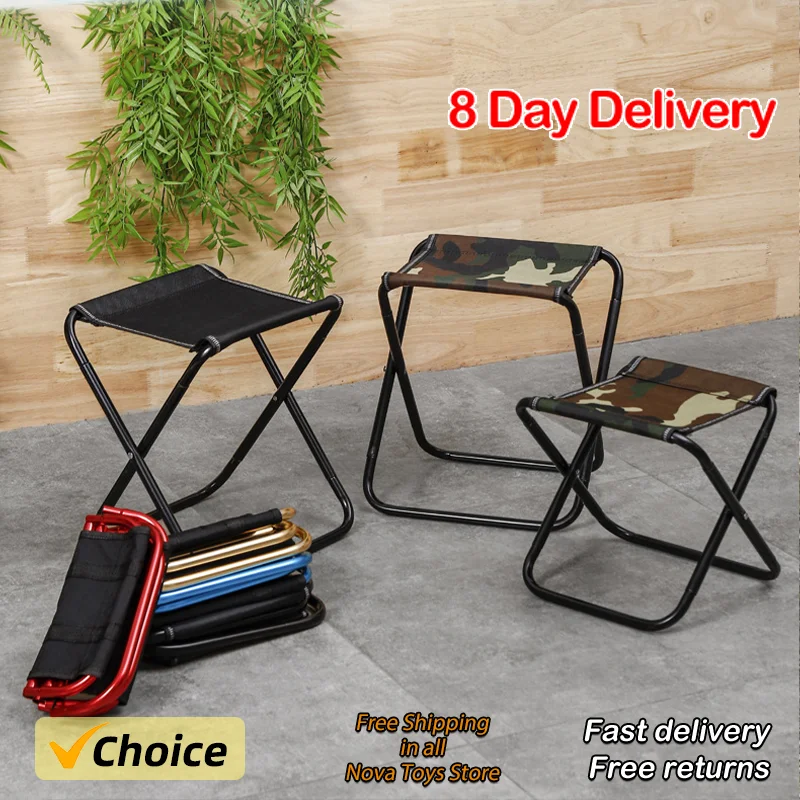 Portable Stools Outdoor Folding Stools Travel Camping Fishing Folding Stools Stools Train Subway Queuing Magician