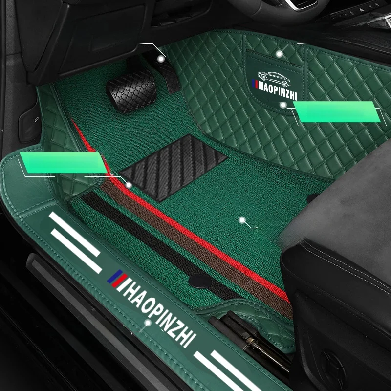 

Коврики с полным объемным звуком для NaZha V Upro S AYA, двухслойные коврики для педалей GT, чехол из кожи, материал, автомобильные аксессуары NaZha