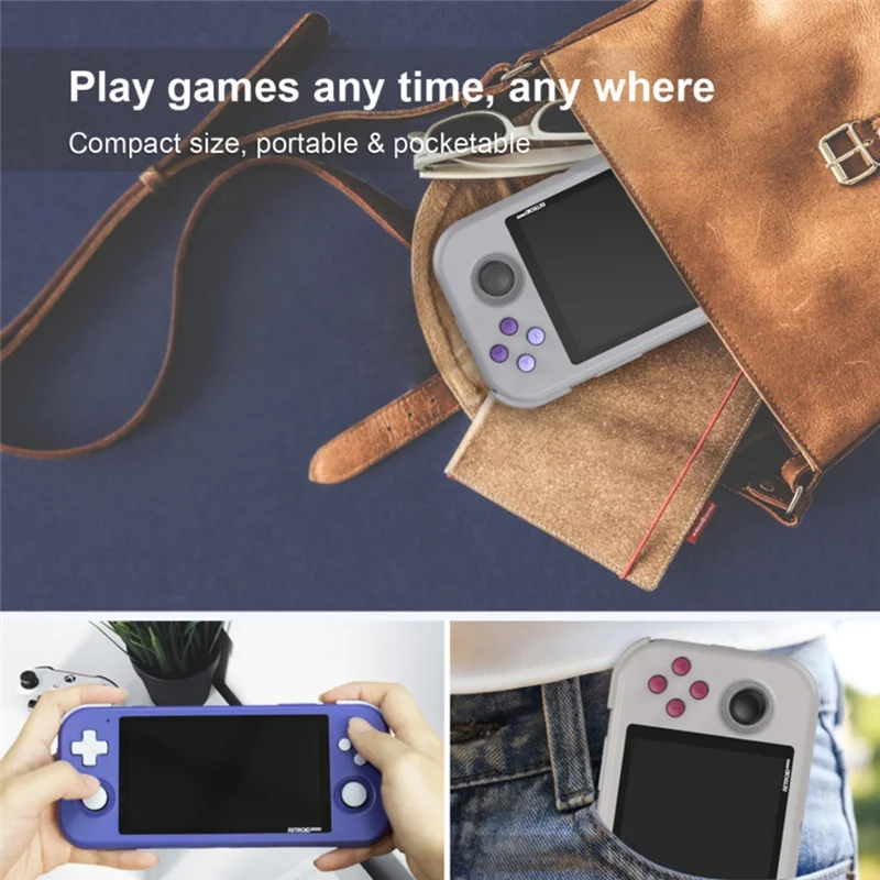 

Retroid Pocket 3 Handheld Video Game Console 3G+32G 4.7 Inch Touchable IPS Screen Android 11 OS B
