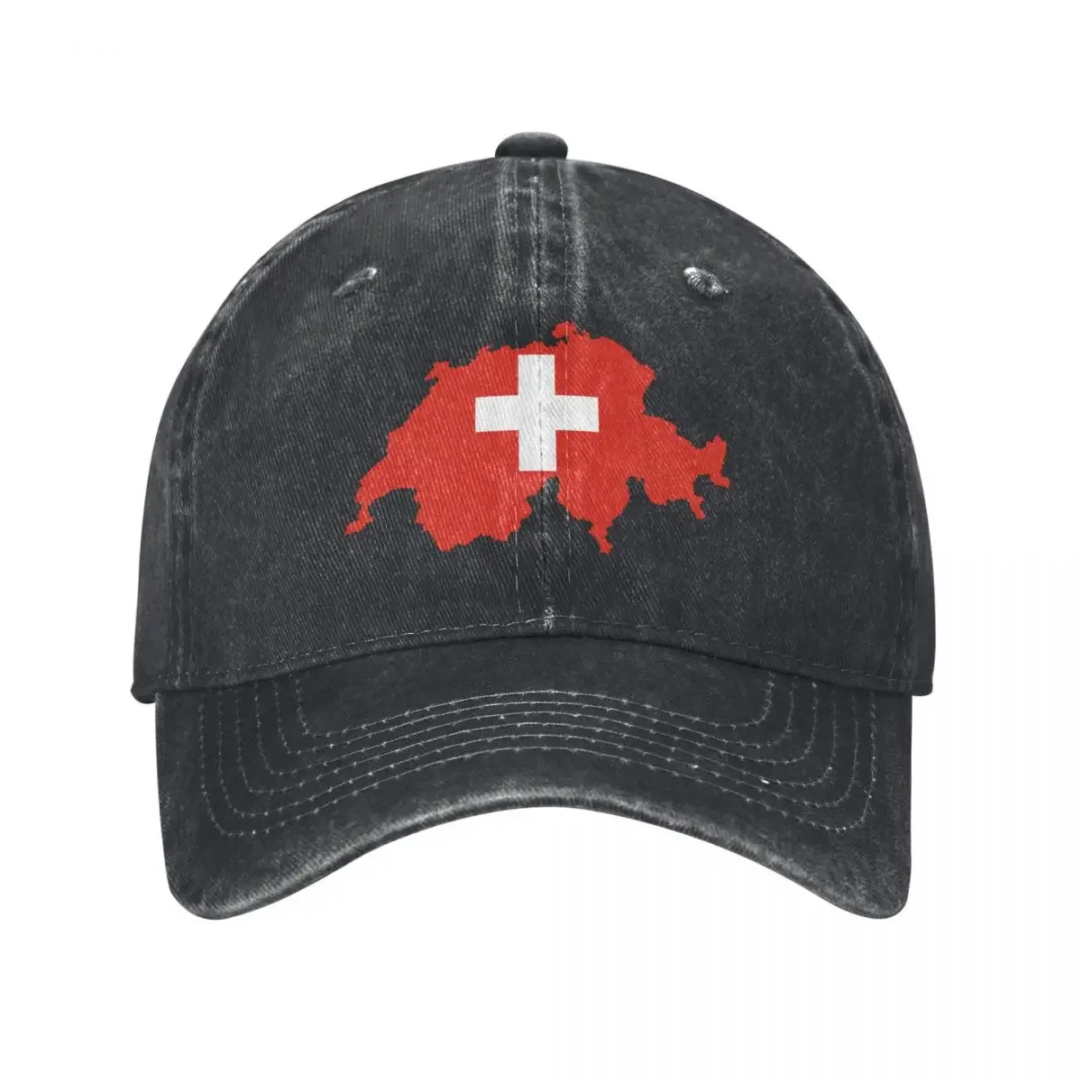 Switzerland SUISSE Funny Baseball Cap cotton Hats Adjustable Hat Fashion Casual Cap Truck driver Hat