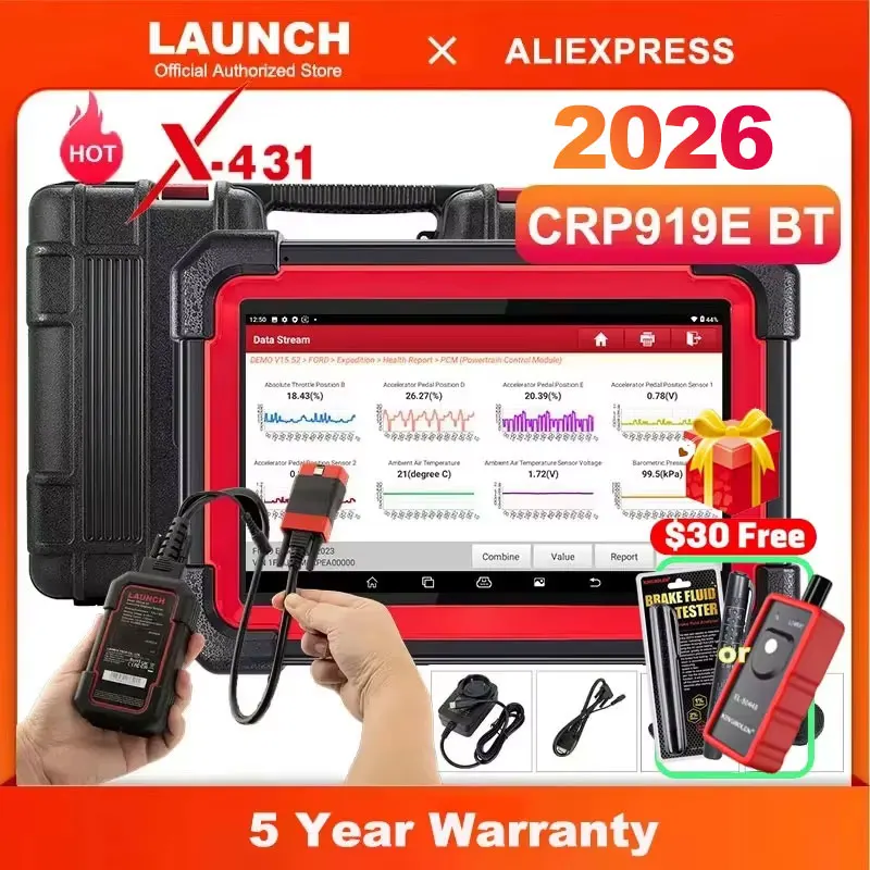 Launch X431 CRP919E: Il Nuovo Scanner OBD2 con Funzionalità Bidirezionale e Supporto CAN FD/DoIP per un Diagnosi Professionale