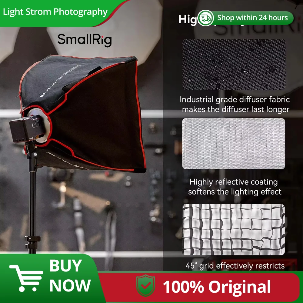 SmallRig RA-R4545 Kare Softbox: Profesyonel Fotoğrafçılık İçin Gerçekçi Değer ve Kolaylık
