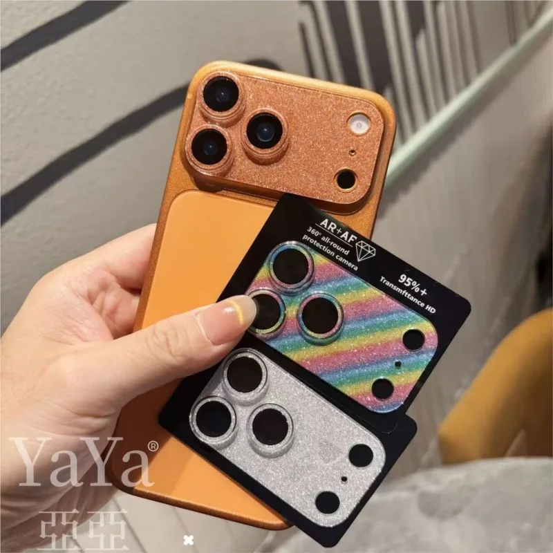 

Metal Camera Protector For iPhone 17 ProMax 16 15 14 Pro Max Alloy Case Back Lens Tempered Glass Cover Protective Cap lens film