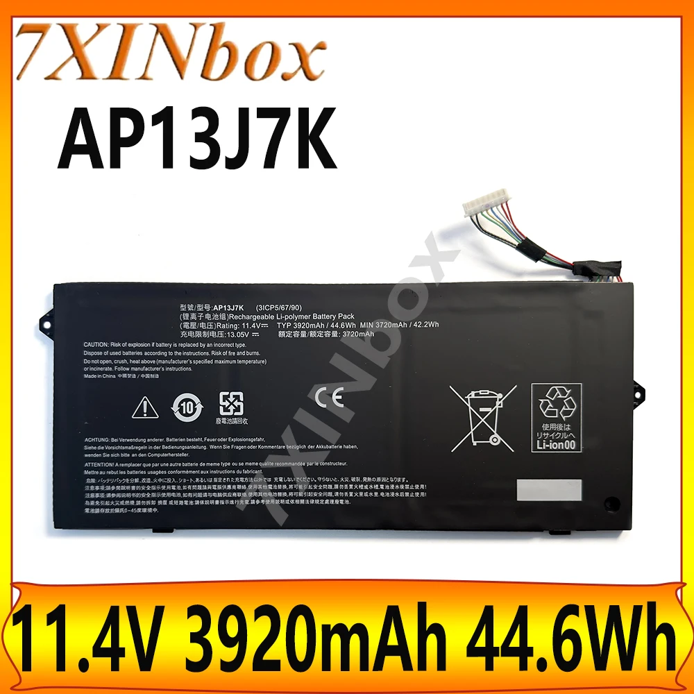 

7XINbox AP13J4K AP13J3K AP13J7K 11.4V 3920mAh 44.6Wh Laptop Battery For Acer Chromebook C720 C720P C740 11 C732T C732L C771