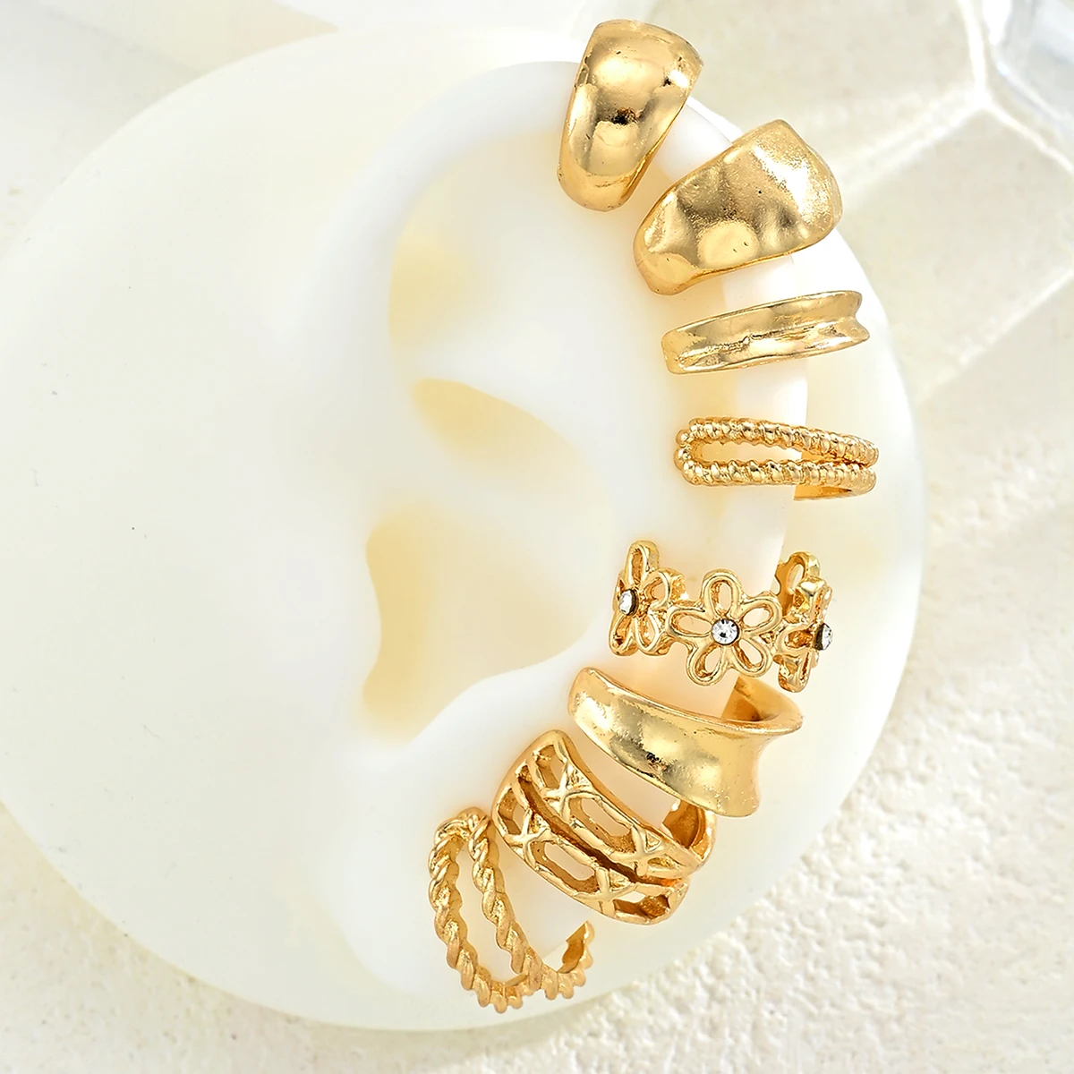 ชุดต่างหูแบบหนีบ 8 ชิ้น สไตล์ม - Body Jewelry Kit บทวิจารณ์และราคา