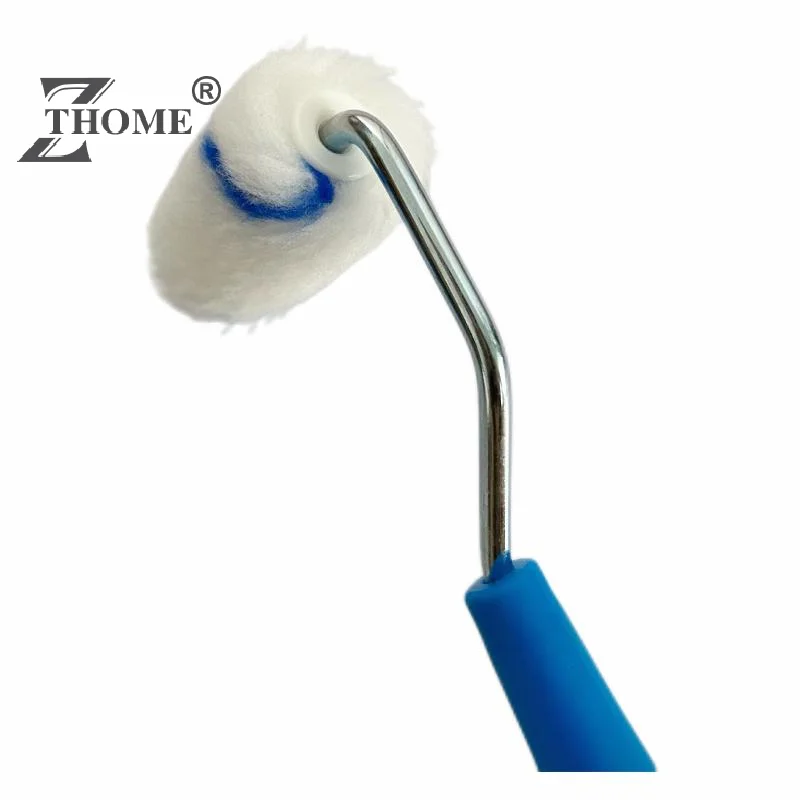 

8Pcs 2Inch Smooth Finish Paint Roller Tray Lint-Free Mini Paint Roller Painting Walls High-Density Fabric Paint Rollers Set