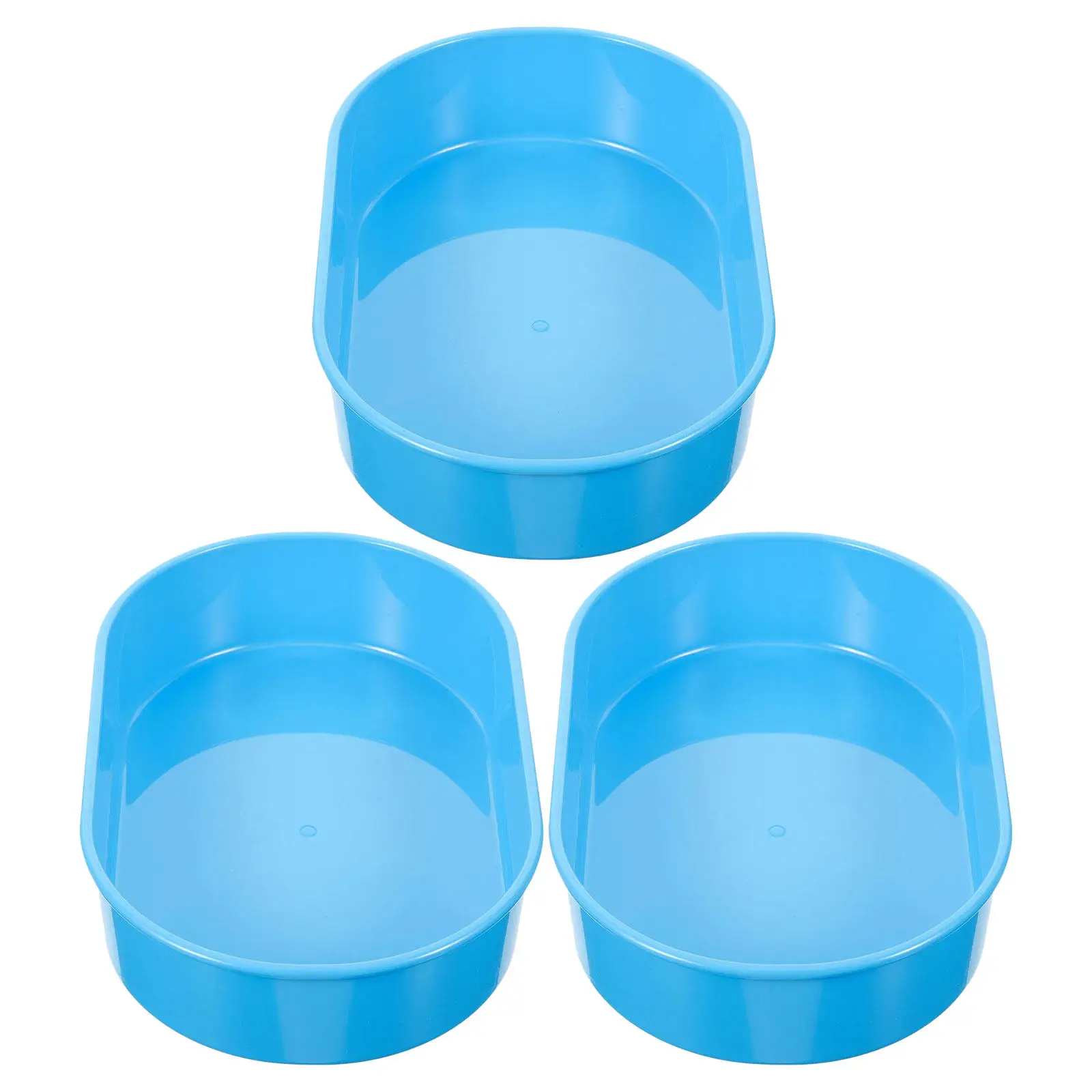 3 Pcs Medicine Distribution Tray Hospital Medication Organizer Healthcare Dental Utility Cart Emesis Basin Dispensing