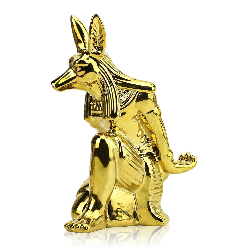 Ceramic Anubis God Controller Holder For PS4/PS5/XBOX/Switch Gamepad Mobile Phone Holder Desktop Display Stand Christmas Gif