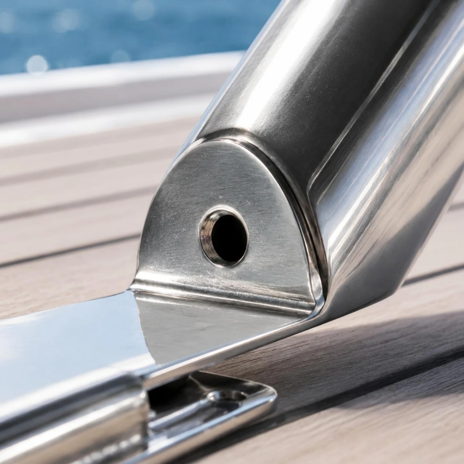 

Boat Rod Holder Mirror Polished Stainless Steel Rod Holder Boat Fishing Pole Mount Rubber Insert Marine Hardware for Anglers