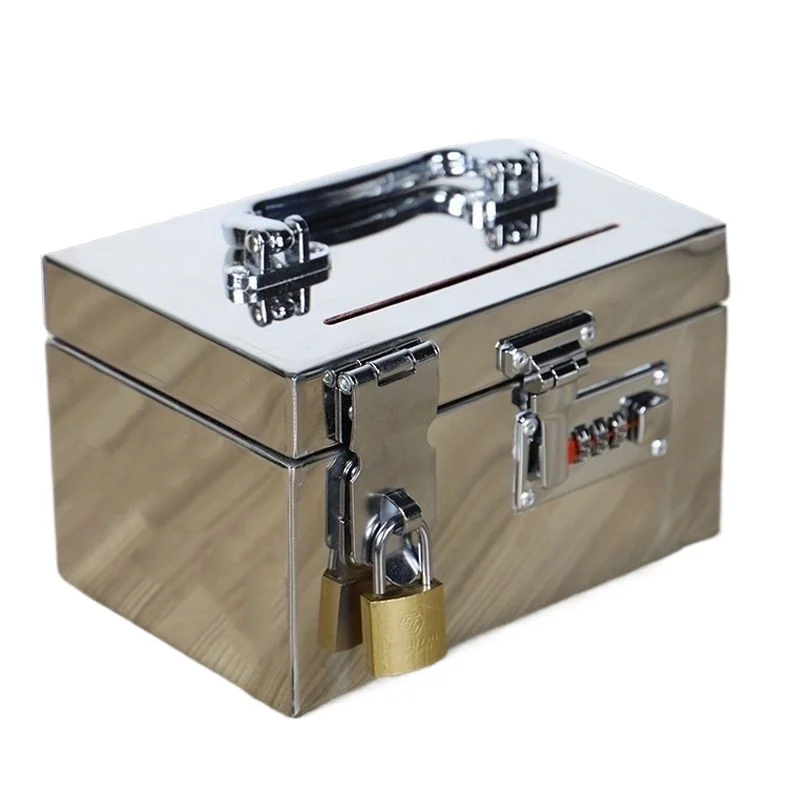 

304 Stainless Steel Money Box Safe Household Money Bank