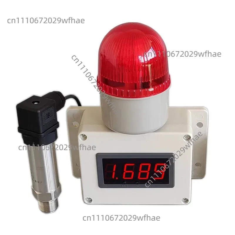 Digital Gas/Liquid Pressure Alarm Sensor - For Air, Oxygen, Vacuum & Pipeline Monitoring (High/Low Pressure Detection)