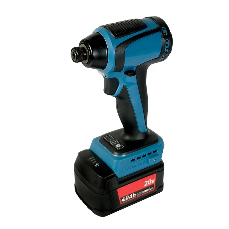 20V Brushless 1/4 "Hex Power Impact Driver
