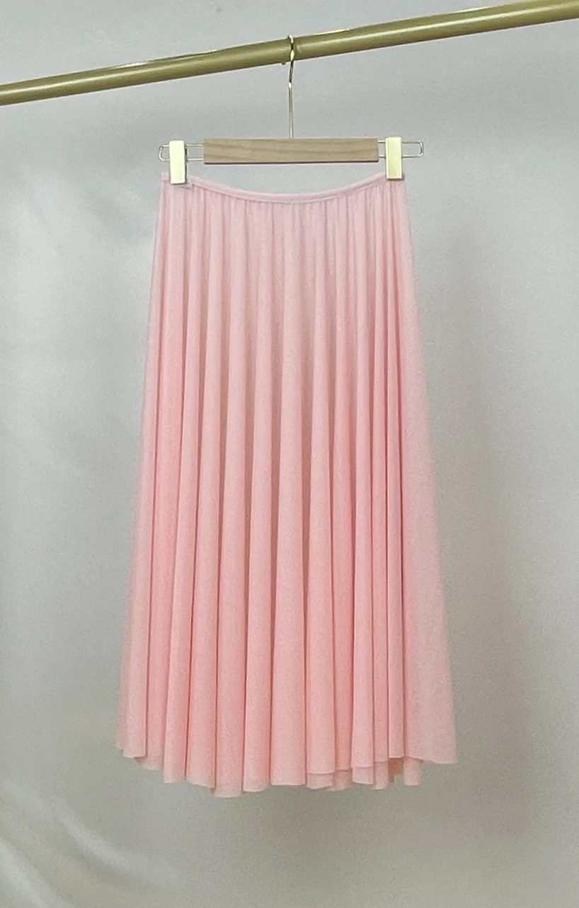 customized women's adult ballet dance costume pink long skirt performance dress body training basic training skirt ballet tutu