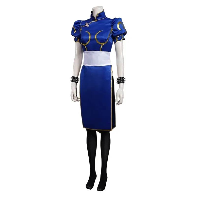 w;3.c\6;h'8/Chun Li Anime Game Cosplay Costume Dress Outfit Women Feamle Ladies Halloween Party Role 5'u.9;m\4/p view 3