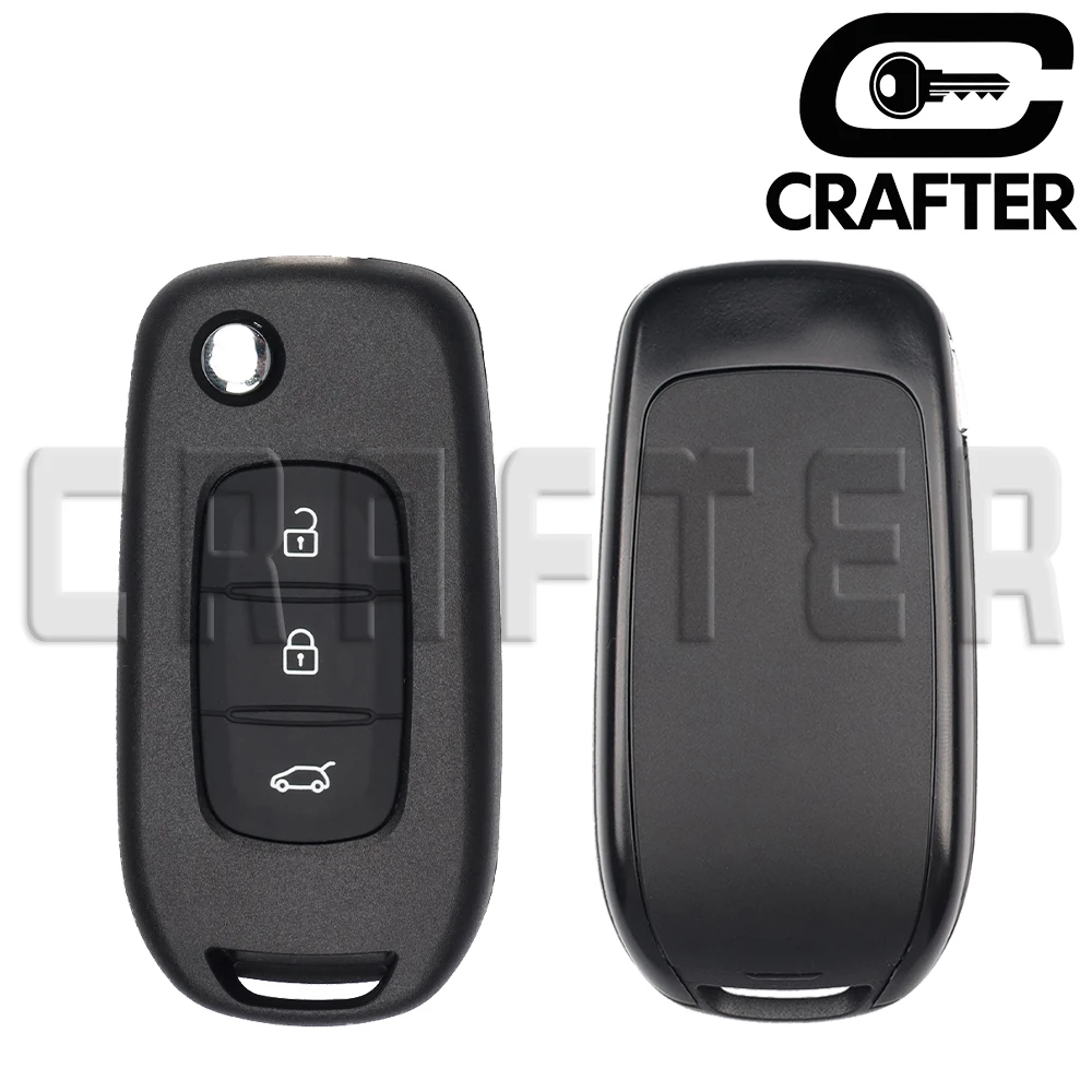 Key Crafters N5F-PFK1A ID 4A Chip 433MHz Flip Ramote Car Key For Renault Sandero Oroch Logan Duster Blade HU179/VAC102/VA2