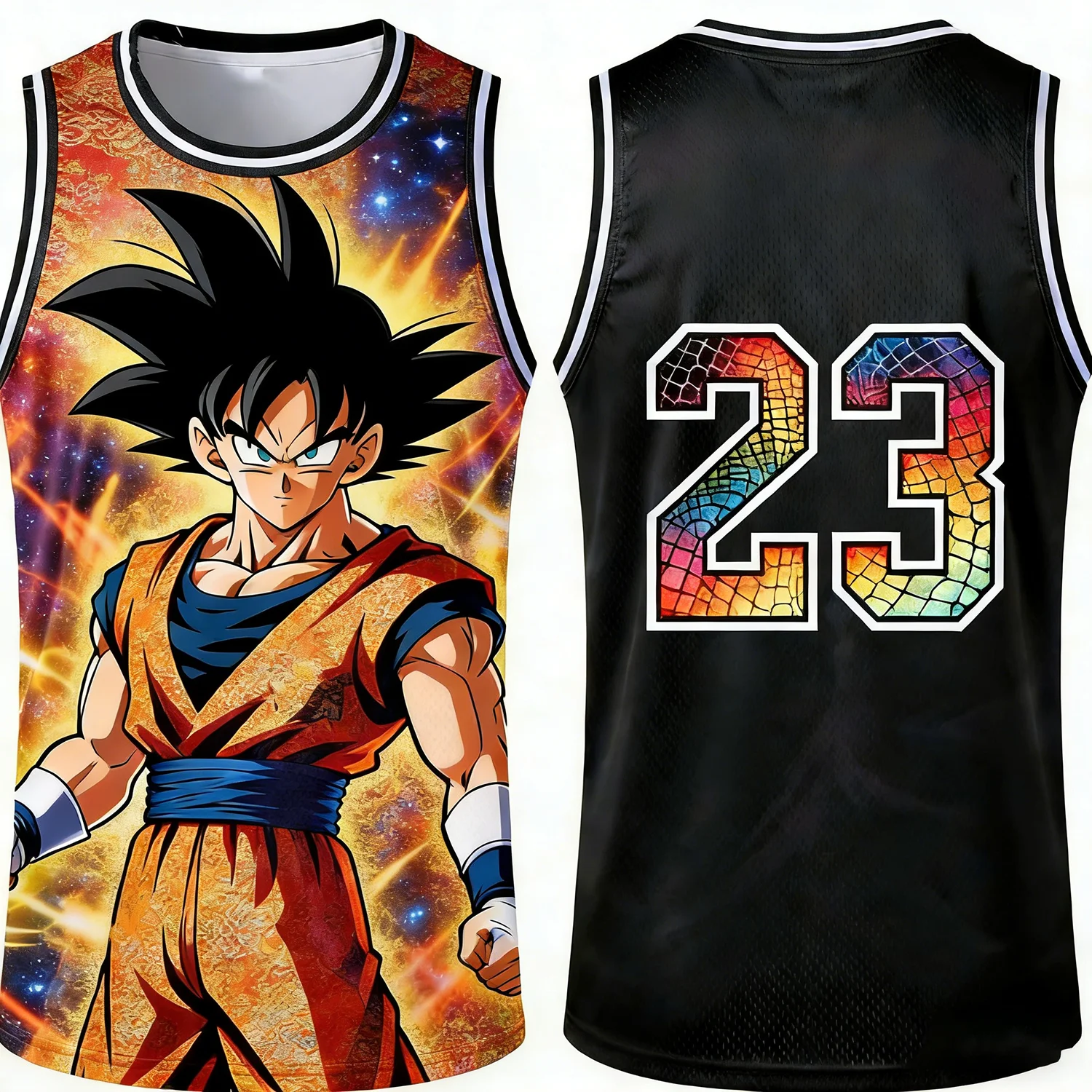 2026 New Summer Dragon Ball Z Beta Special Edition Basketball Sweatshirt Adult Men's Basketball Sports Vest Children's Special