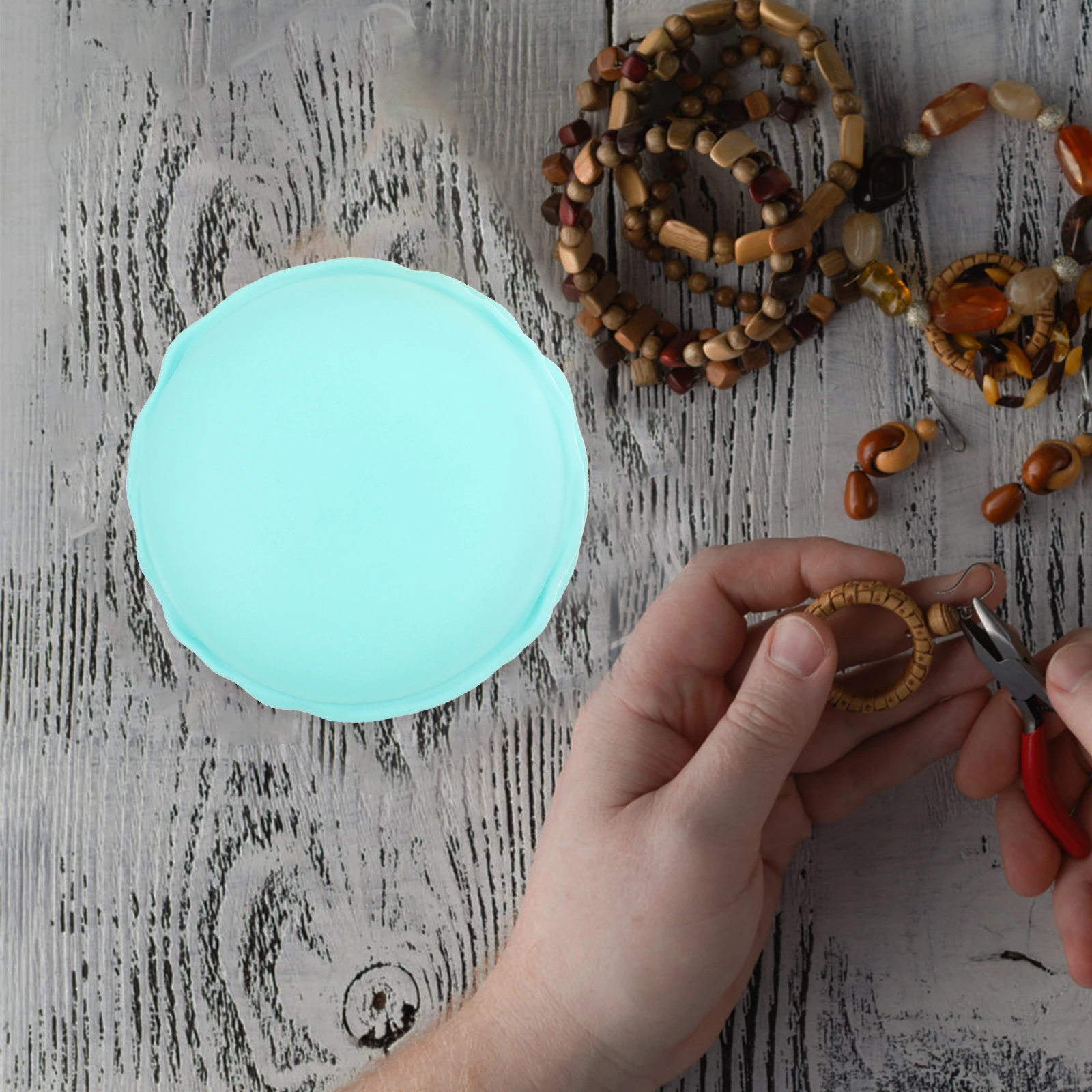 

6Pcs Macaron Jewelry Storage Box Mini Portable Travel Case Organizer for Rings Earrings Necklaces Jewelry Holder