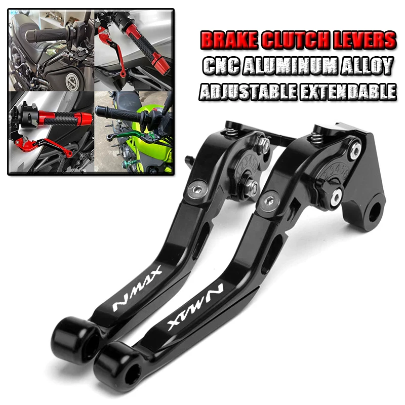 

For Yamaha NMAX 160/155/125 2015-2024 Motorcycle CNC Clutch Lever Brake Lever Extendable Foldable Adjustable Levers NMAX155