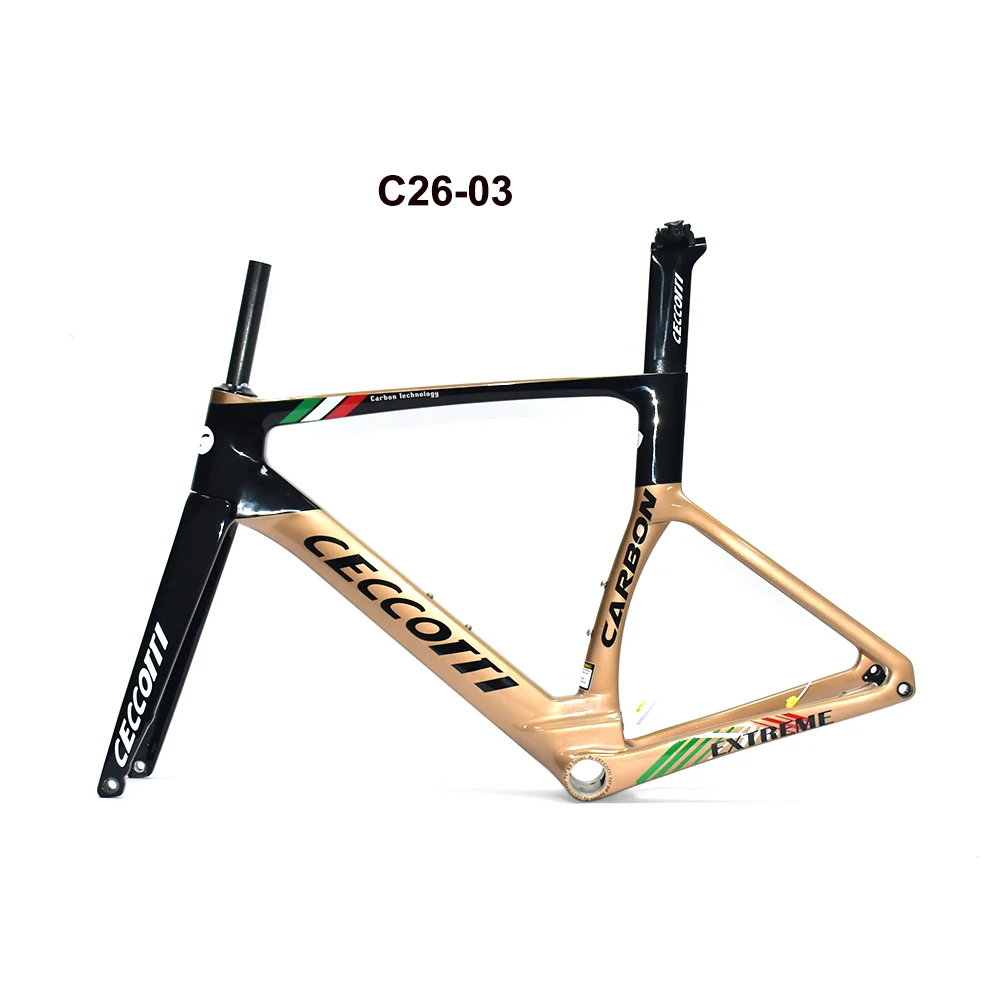 

Carbon Frame With T47 Bottom Bracket Road Bicycle Frame Full Hidden Cable Line Disc Brake Bicycle Frame For Race Frame