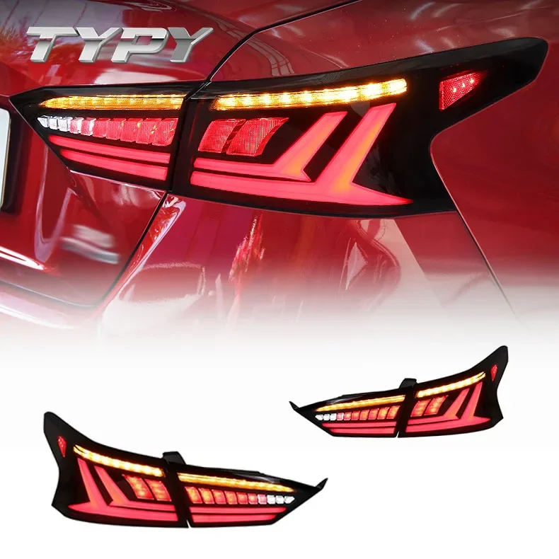 Car Tail Lamp Tail Light Modified LED Taillamp Taillight Turn Signal Lamp Brake Light For Nissan Altima Teana 2019-2022custom