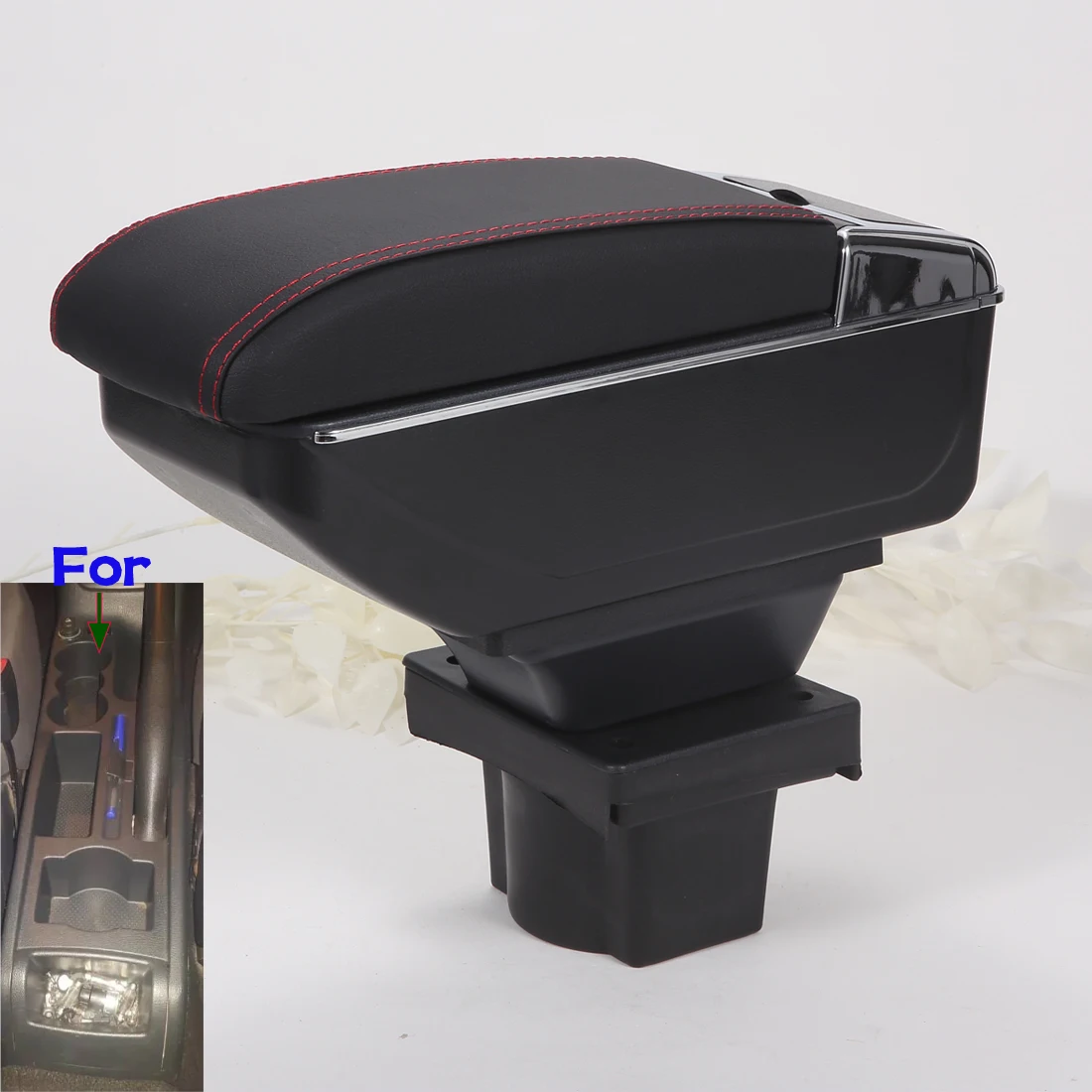 

For Skoda Octavia Armrest box For Skoda Yeti Mk2 A5 Car Armrest Storage box Car accessories Interior Parts Simple installation
