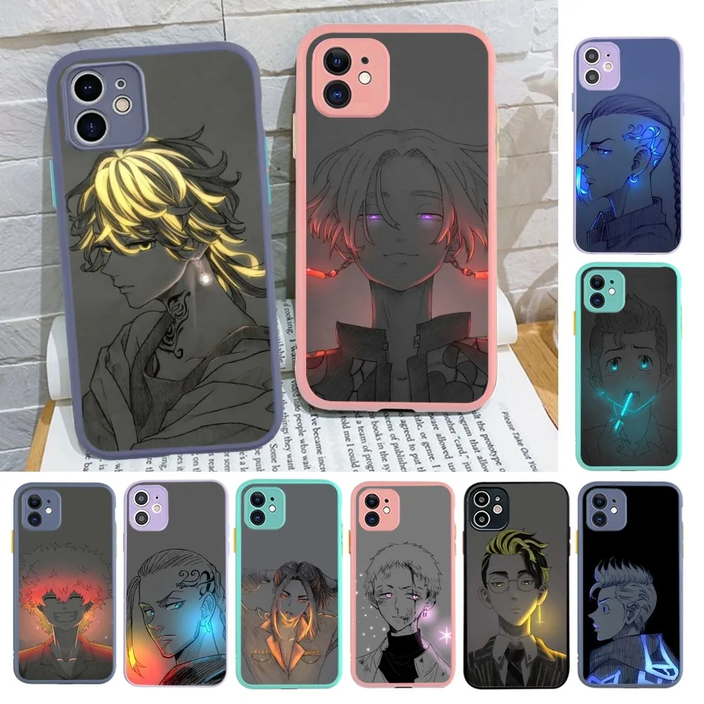 Tokyo Revengers Japan Anime Phone Case For IPhone 14 X XR XS 7 8 Plus 11 12 13 Pro MAX 13mini Matte Shockproof Case