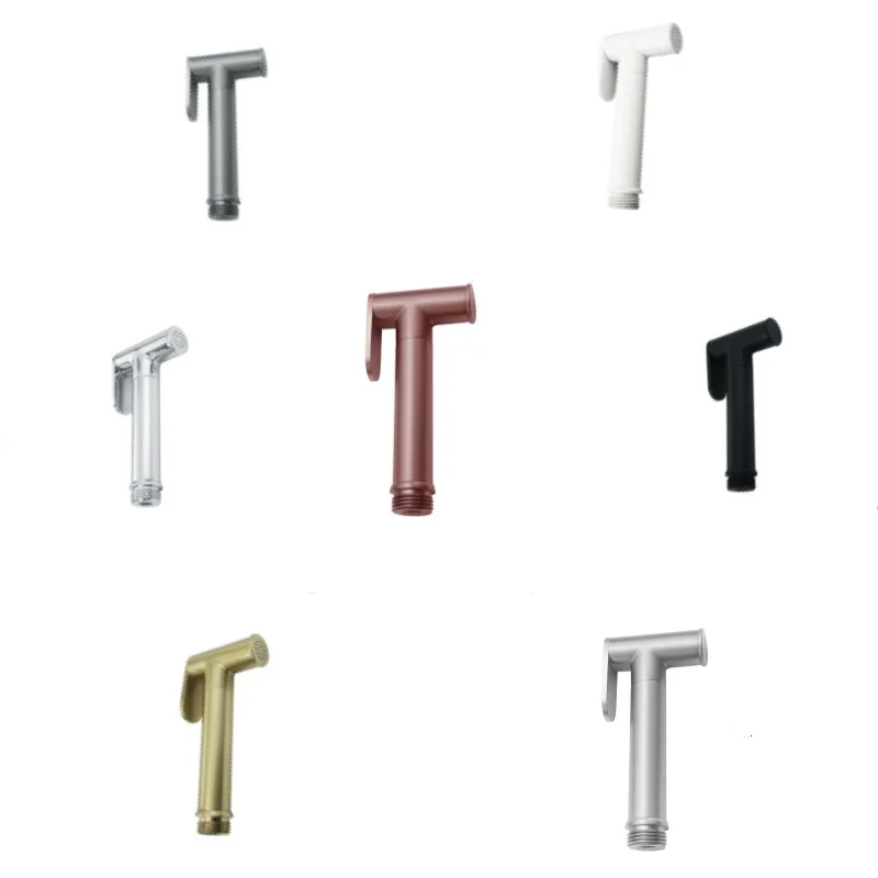 

Brushed Rose Gold Brass Toilet Bidet Sprayer Bathroom Wall Mounted Bidet Faucet Handheld Bathroom Shower Head Self Cleaning