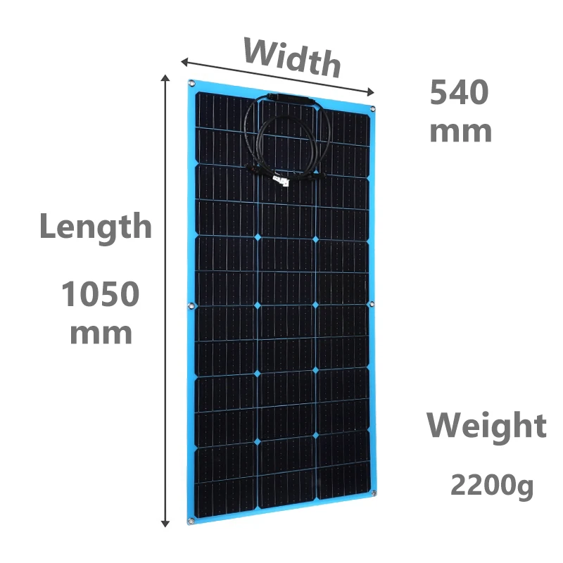 Solar Panel Kit 300W 600W 12V Battery Charger Flexible Solar Energy Power with 60A Controller Outdoor for Car RV Marine Camper